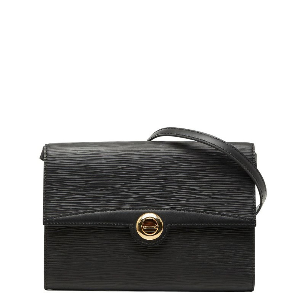Louis Vuitton Epi Pochette Arche Shoulder Bag Black Leather